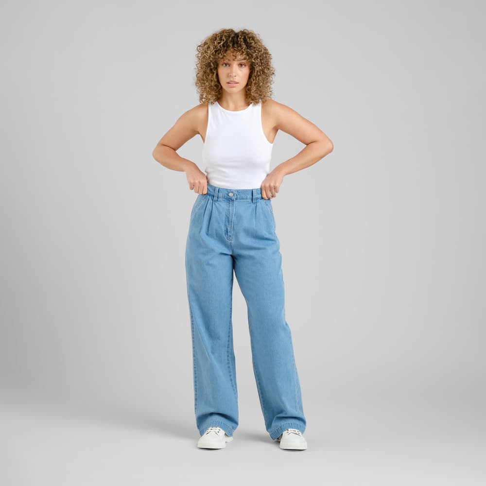 Pants Vickleby Denim Light Blue