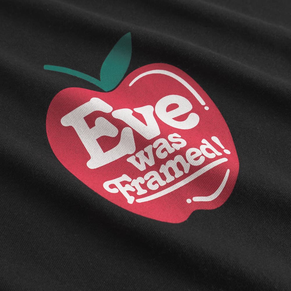 T-shirt Stockholm Eve Was Framed Black