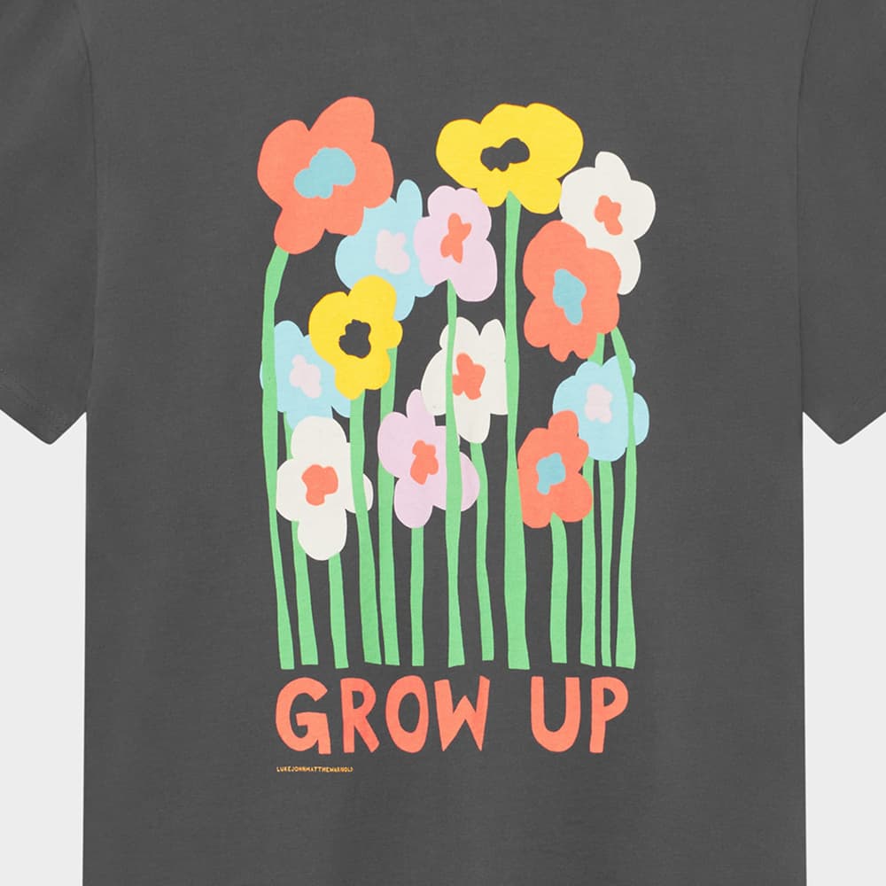 T-shirt Stockholm Grow Up Charcoal