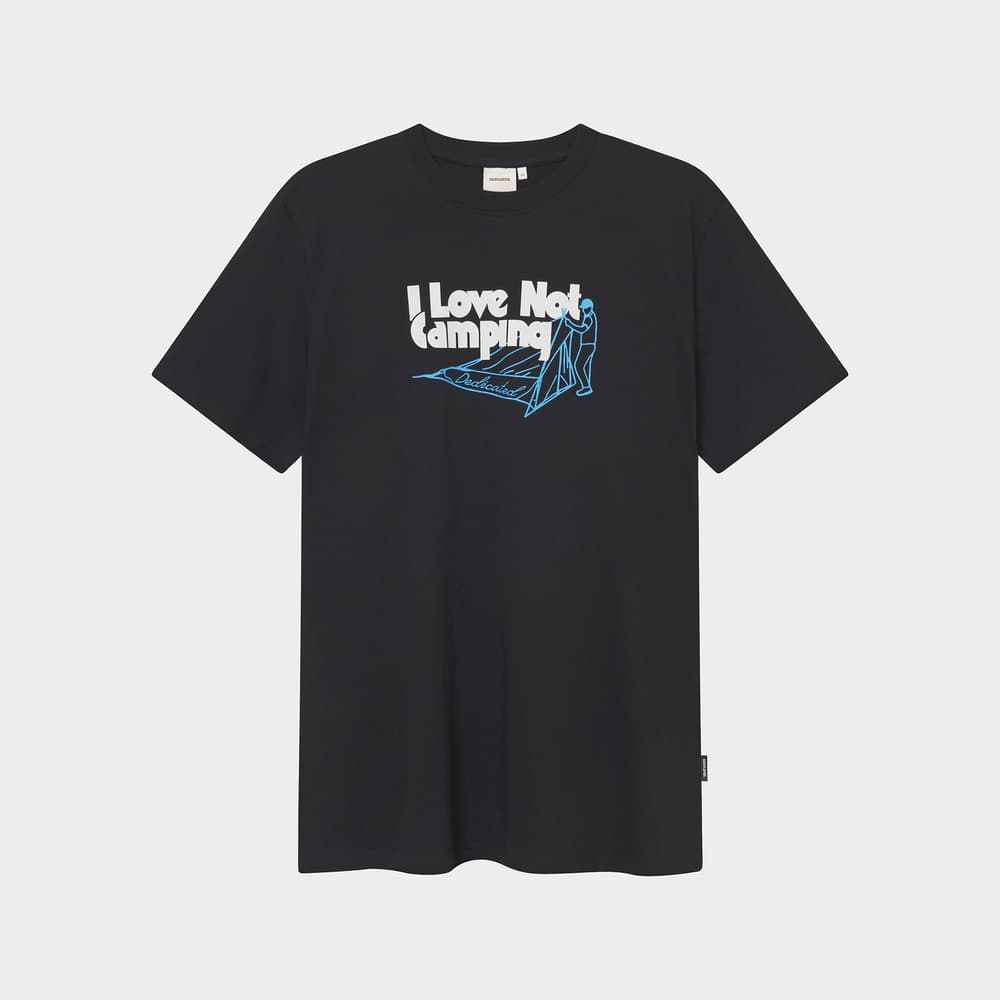 T-shirt Stockholm Love Not Camping Black