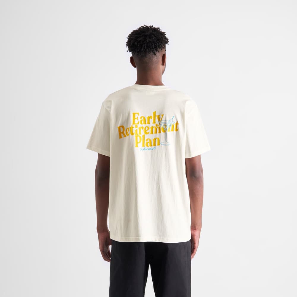 T-shirt Stockholm Retirement Plan Off-White