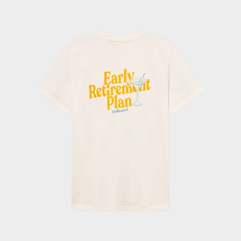T-shirt Stockholm Retirement Plan Off-White