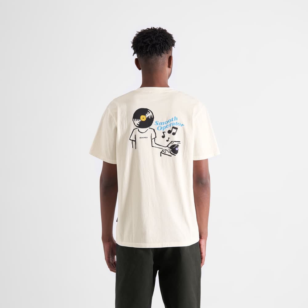 T-shirt Stockholm Smooth Operator Off-White
