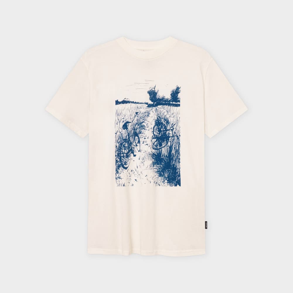 T-shirt Stockholm Summer Bikes Off-White