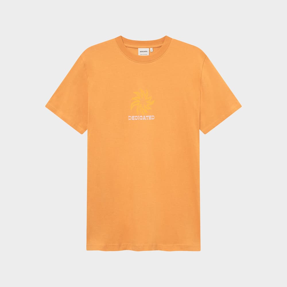 T-shirt Stockholm Sun Logo Amber Gold