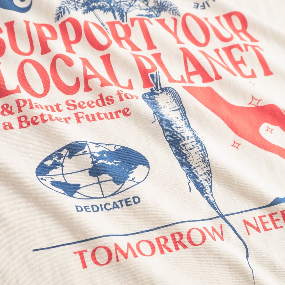 T-shirt Stockholm Support Seed Off-White