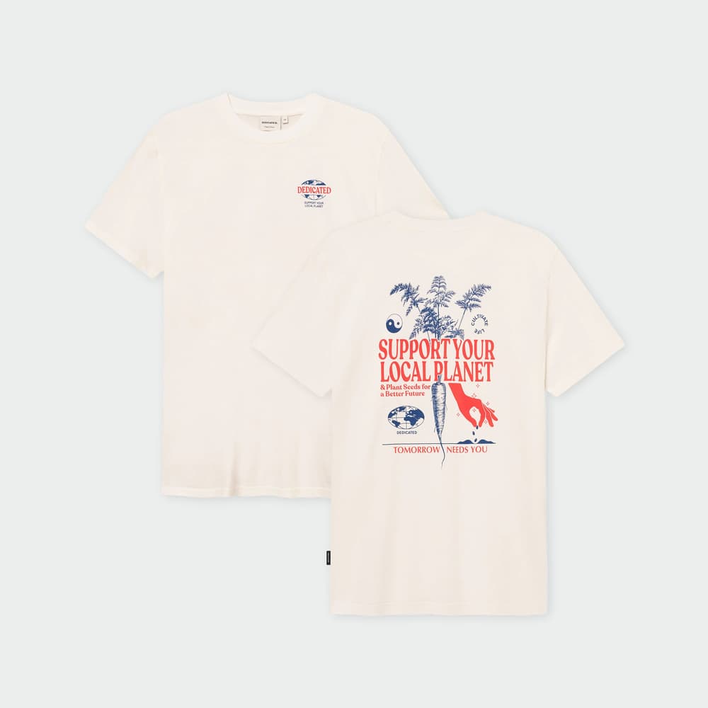 T-shirt Stockholm Support Seed Off-White