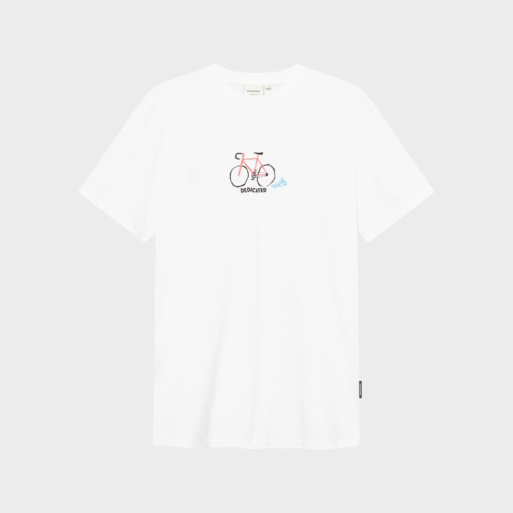 T-shirt Stockholm Surprise Bike White