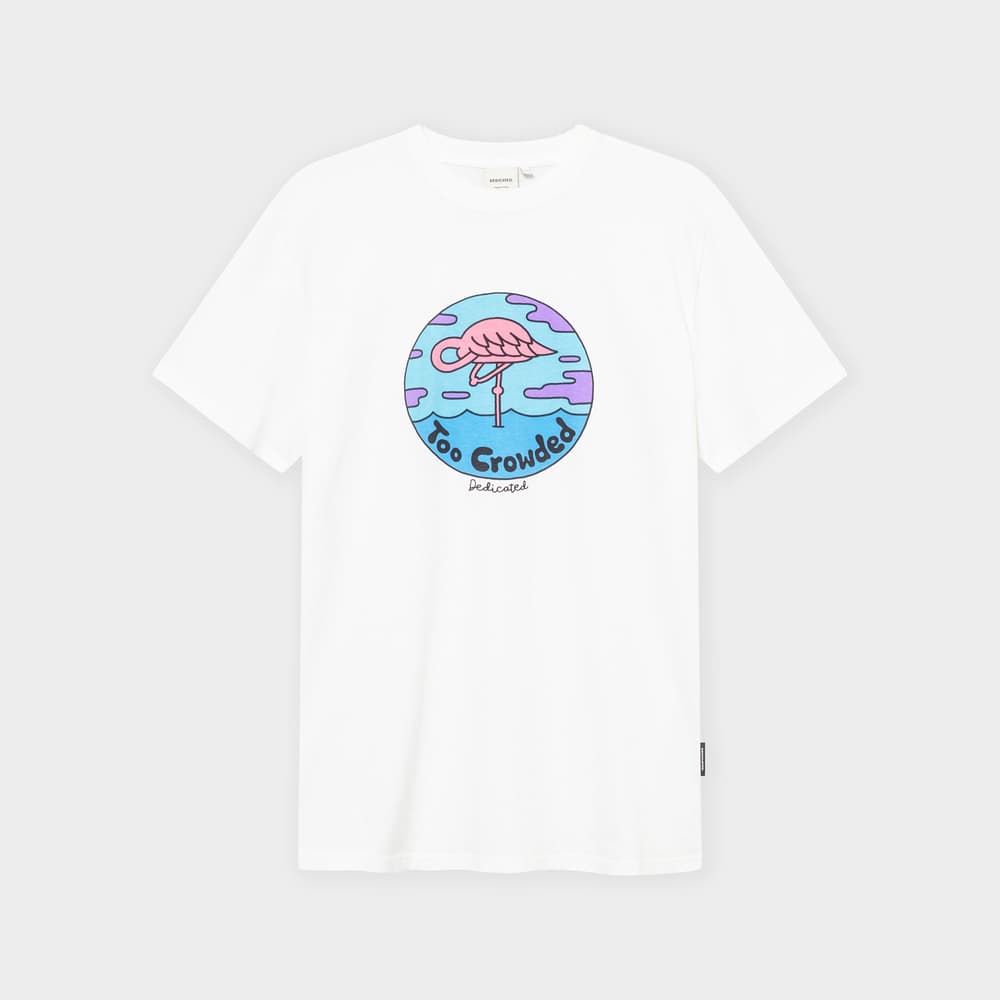 T-shirt Stockholm Too Crowded White