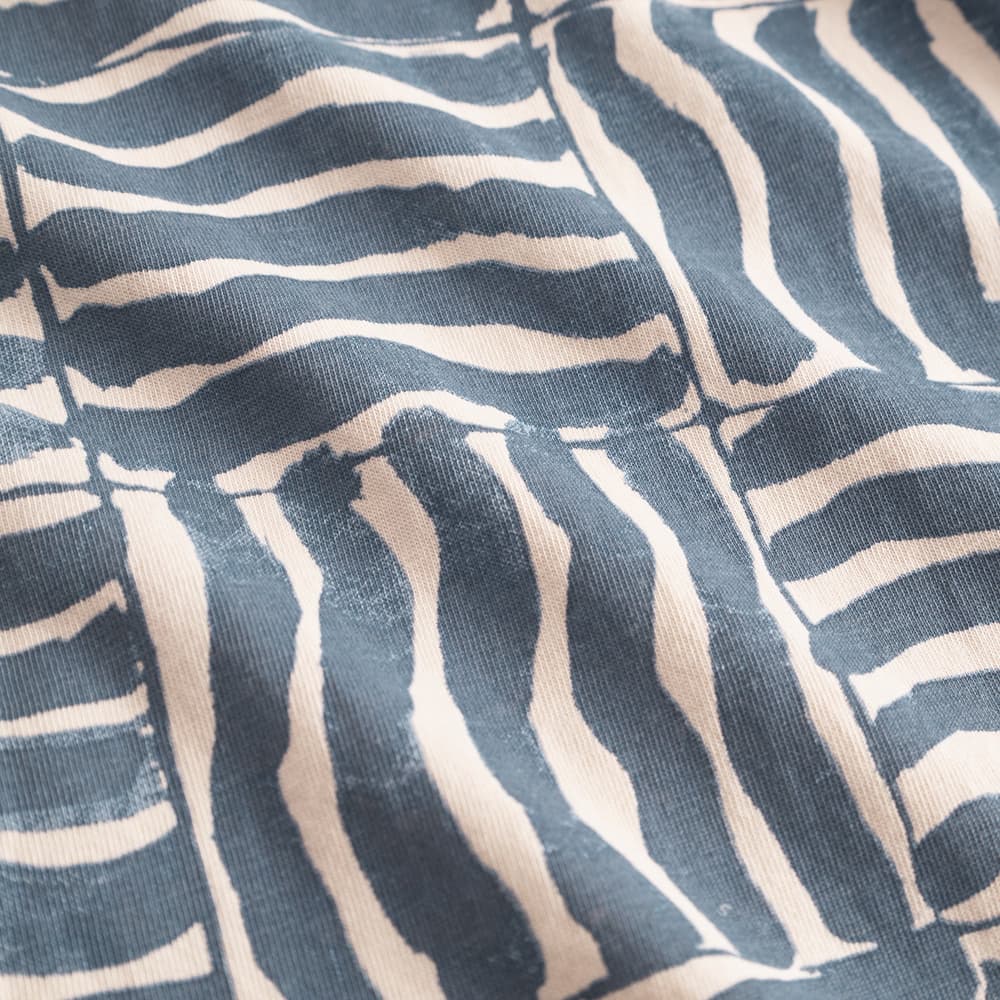 T-shirt Stockholm Wave Tiles Blue