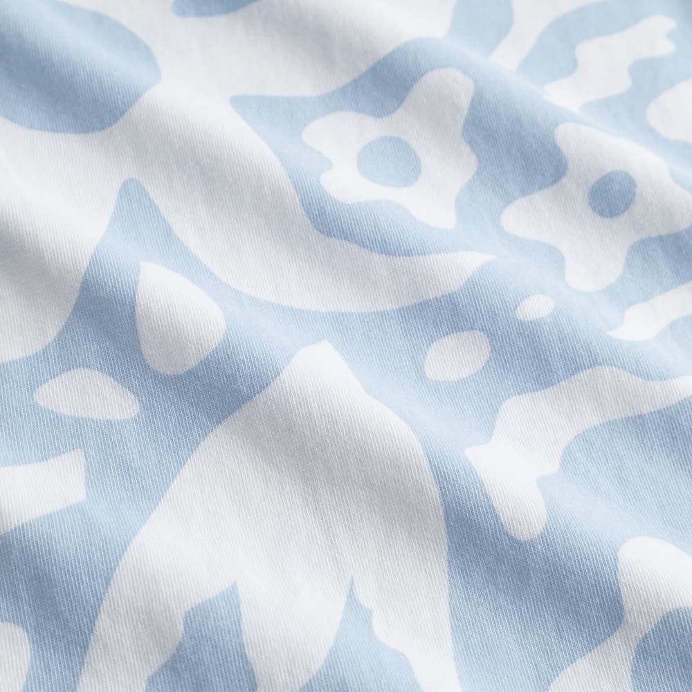 T-shirt Stockholm Wonky Beach Skyway Blue