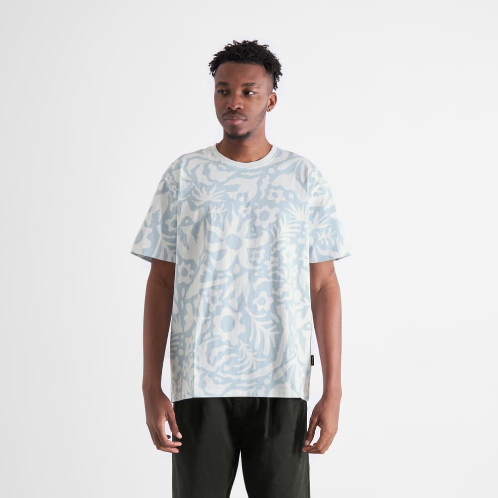 T-shirt Stockholm Wonky Beach Skyway Blue