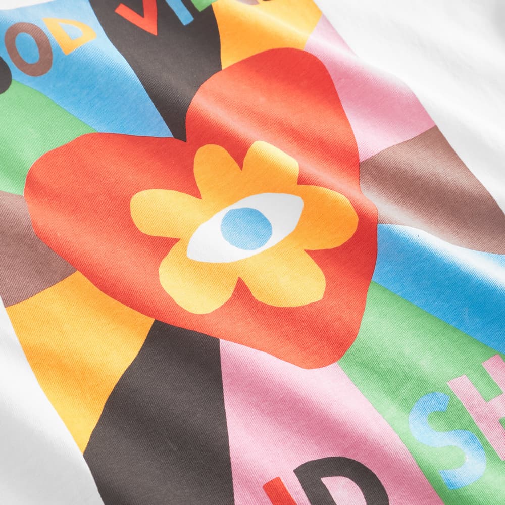 T-shirt Vadstena Good Vibes White