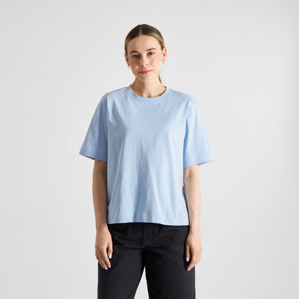 T-shirt Vadstena Hemp Skyway Blue