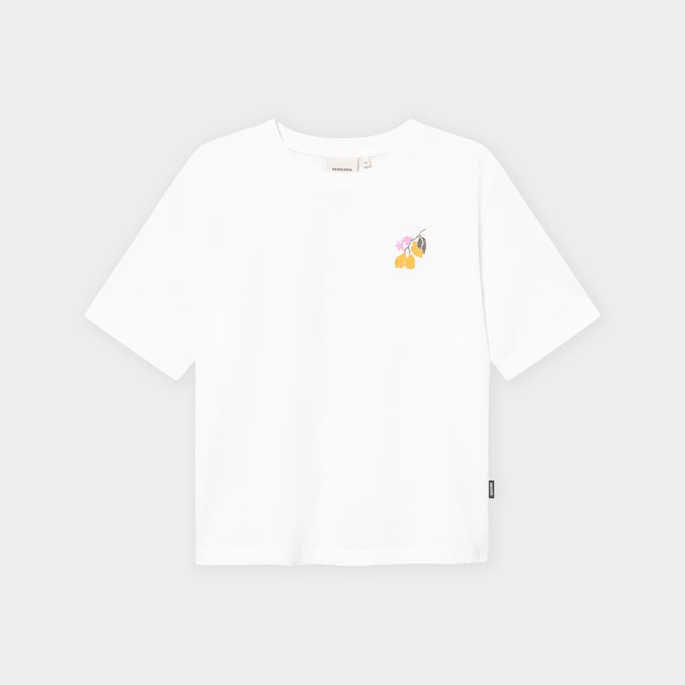 T-shirt Vadstena Lemon Branch White
