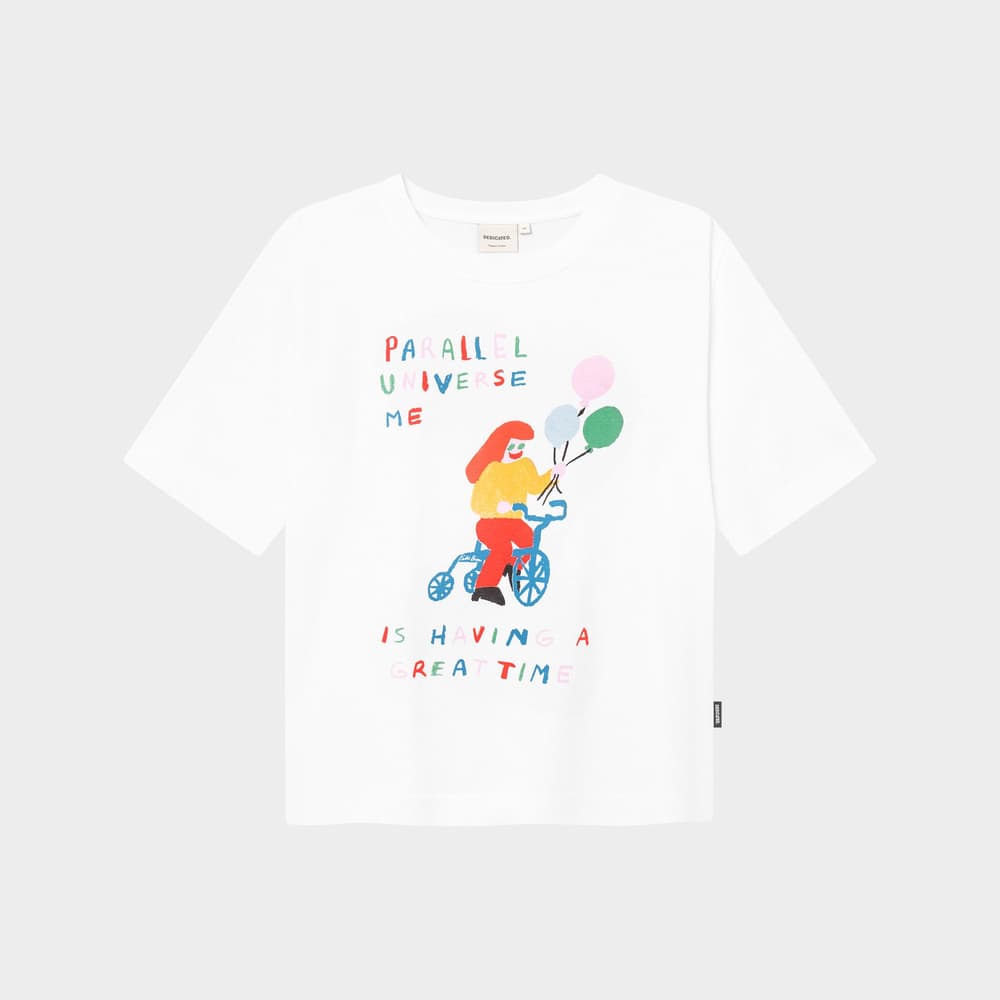 T-shirt Vadstena Parallel Universe White