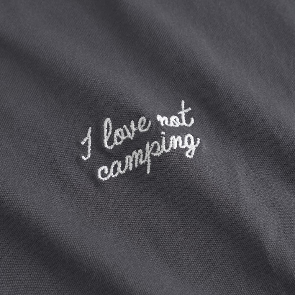 T-shirt Visby Love Not Camping Charcoal