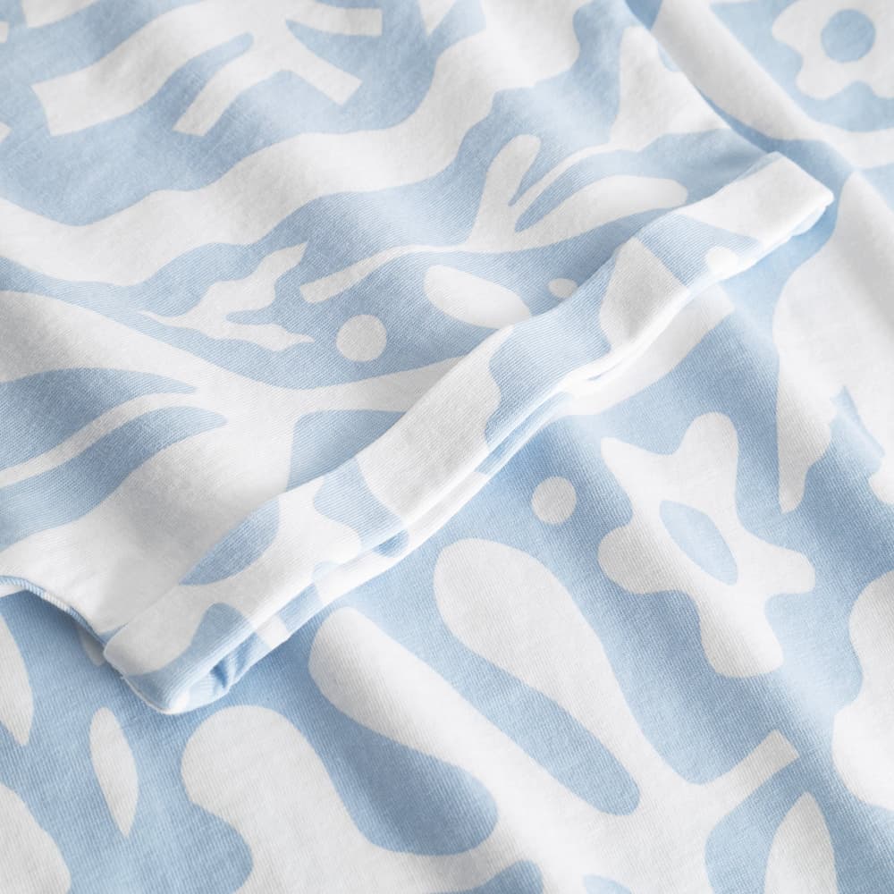 T-shirt Visby Wonky Beach Skyway Blue