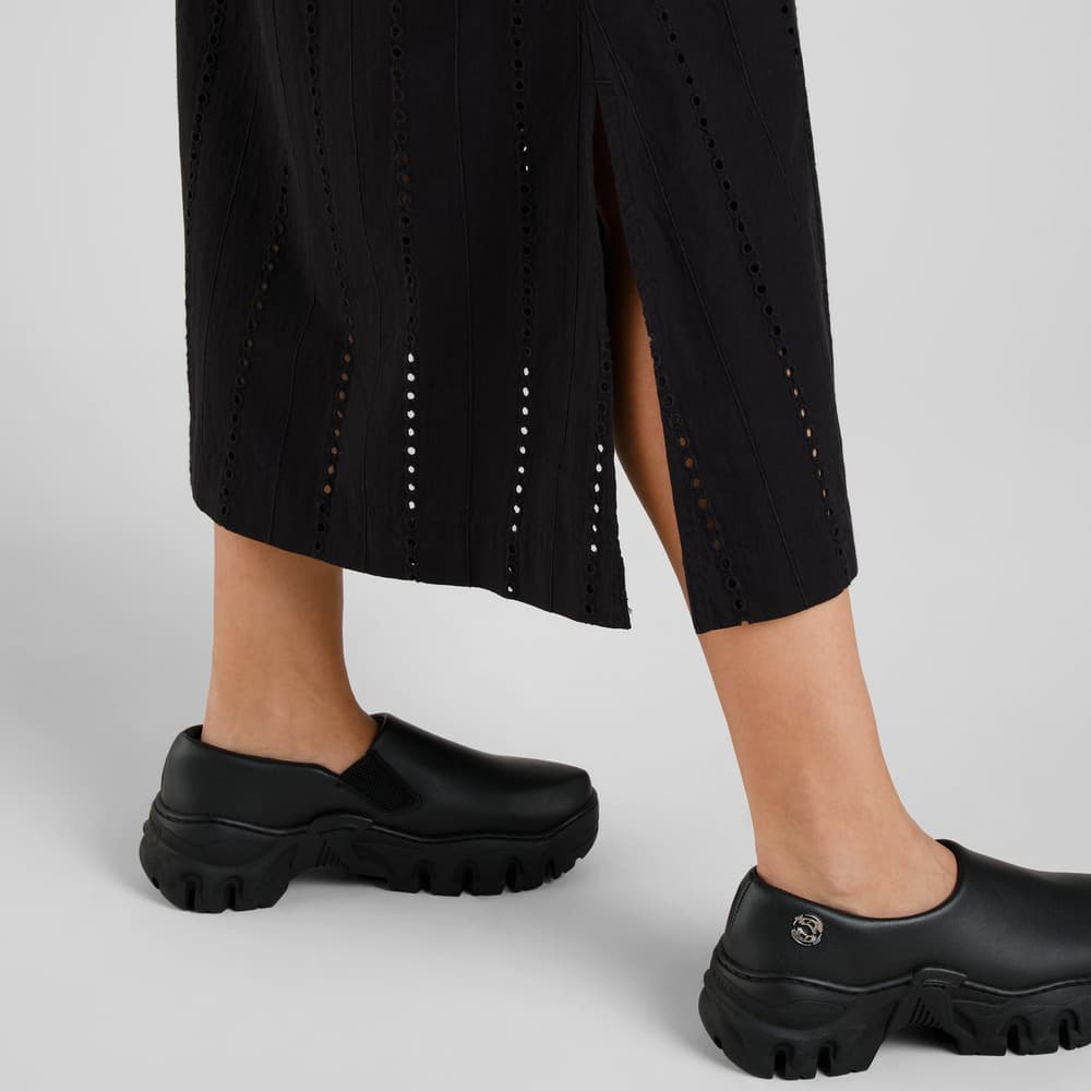 Skirt Viken Schiffli Black