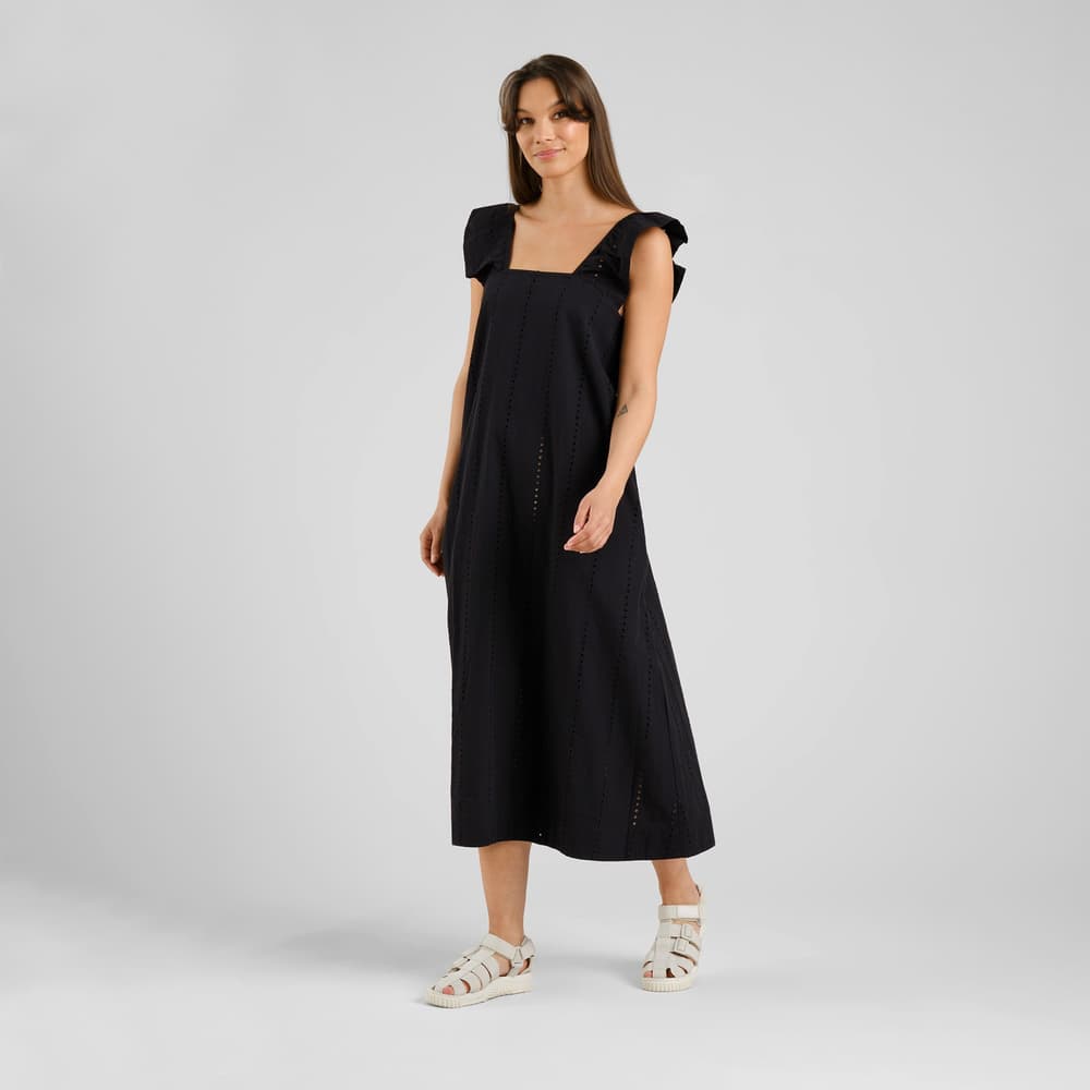 Dress Landsort Schiffli Black