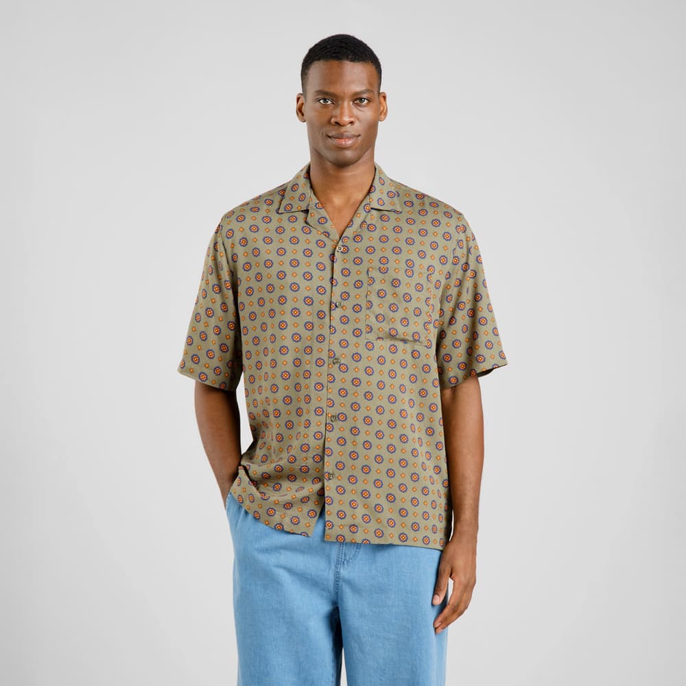 Shirt Marstrand Medallion Ditsy Green