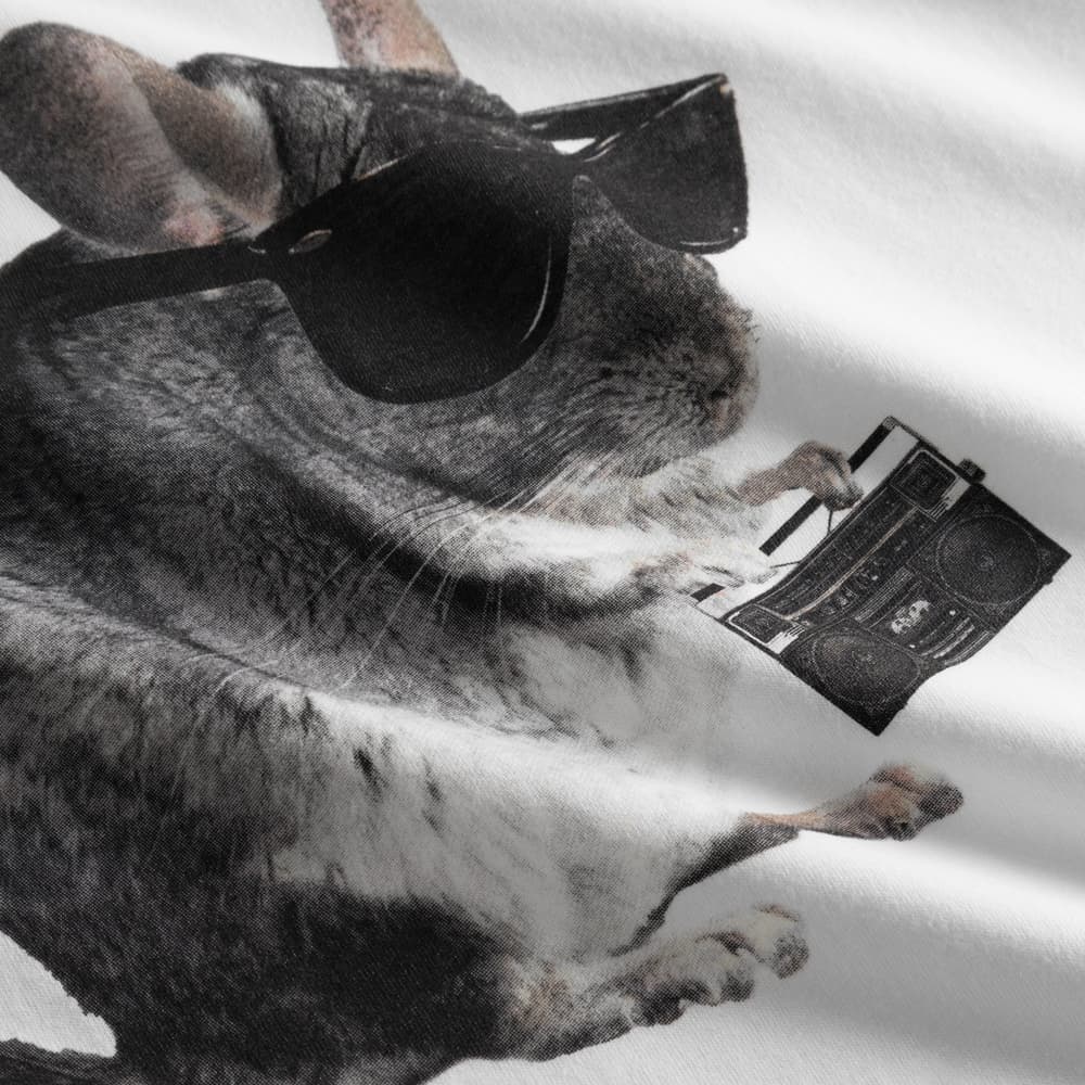 T-shirt Stockholm Chinchillin White