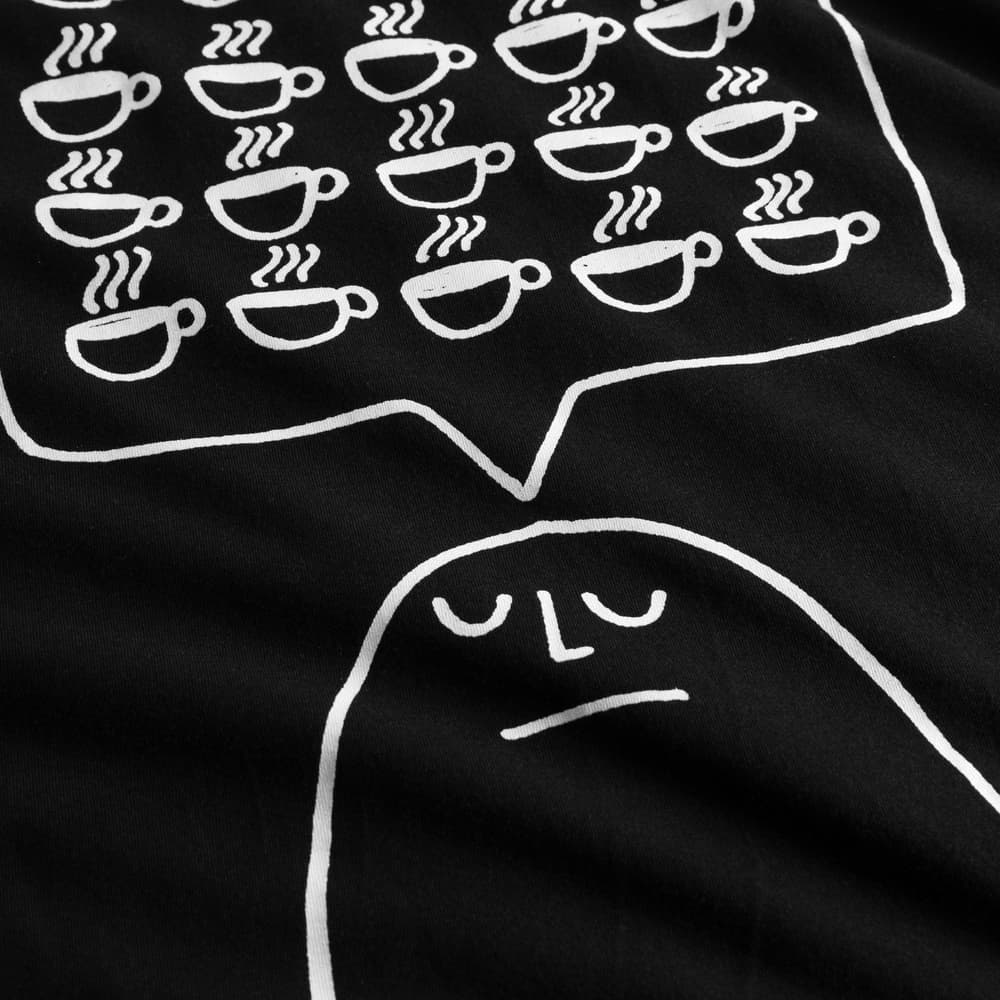 T-shirt Stockholm Coffee Mind Black