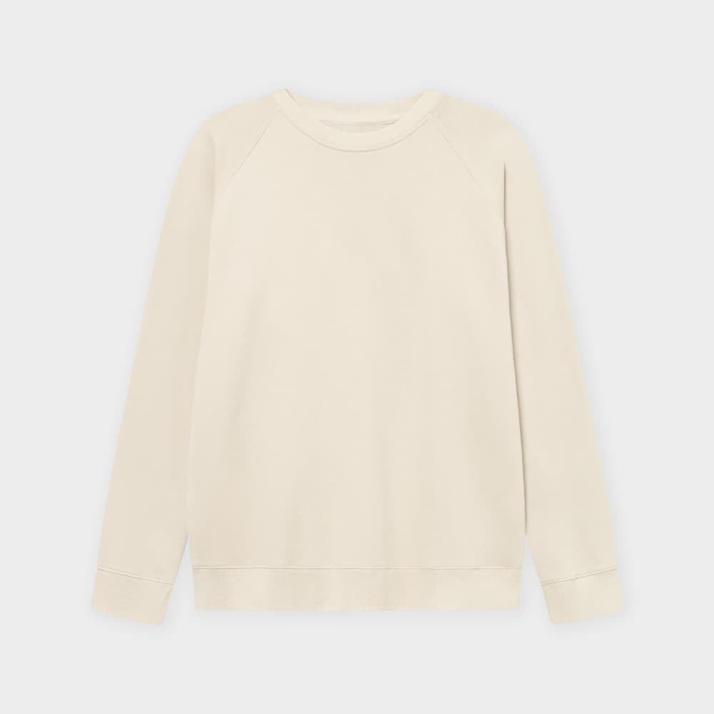 Sweatshirt Malmoe Base Oat White