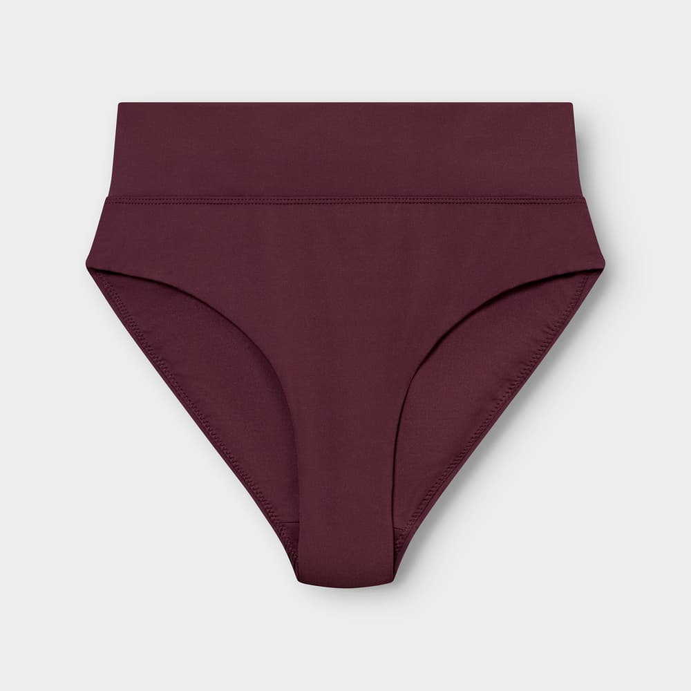 Bikini Pants Slite Burgundy