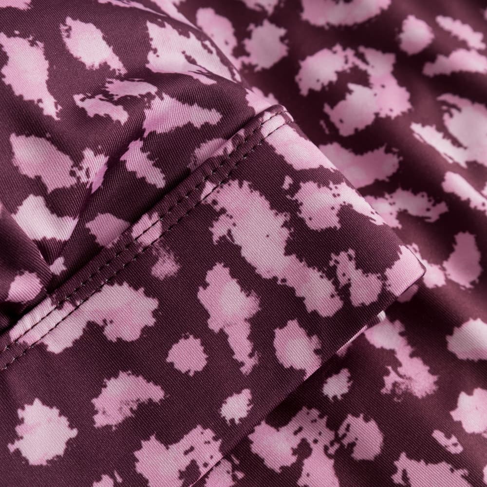 Bikini Top Alva Leopard Burgundy