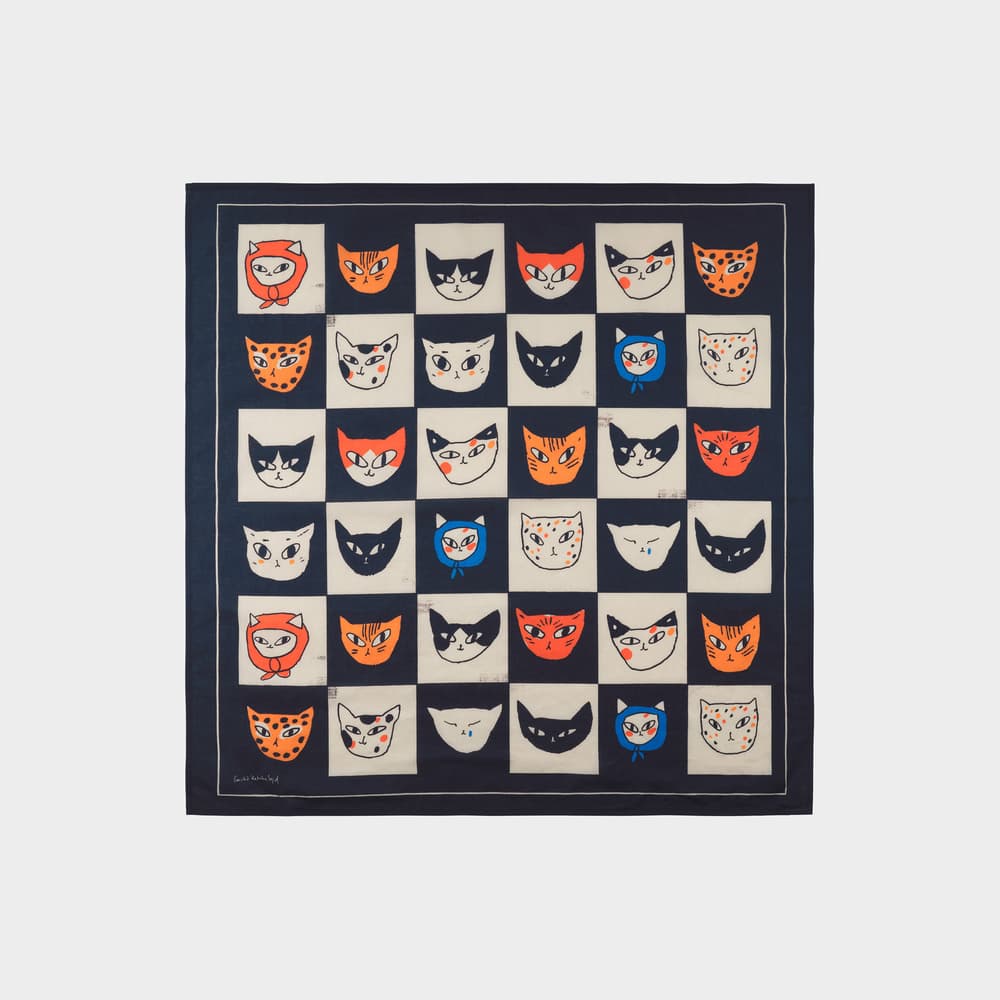 Scarf Kullavik Cat Bingo Black