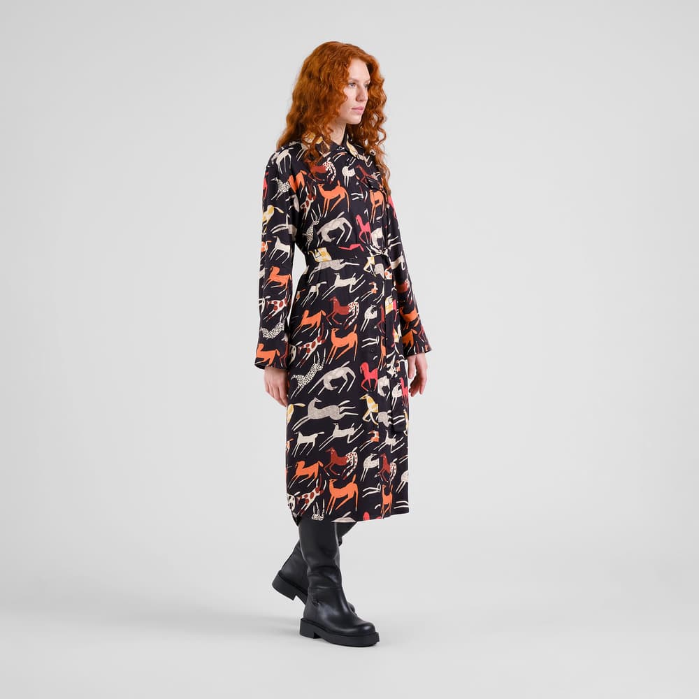 Shirt Dress Kvilla Mustang Party Black