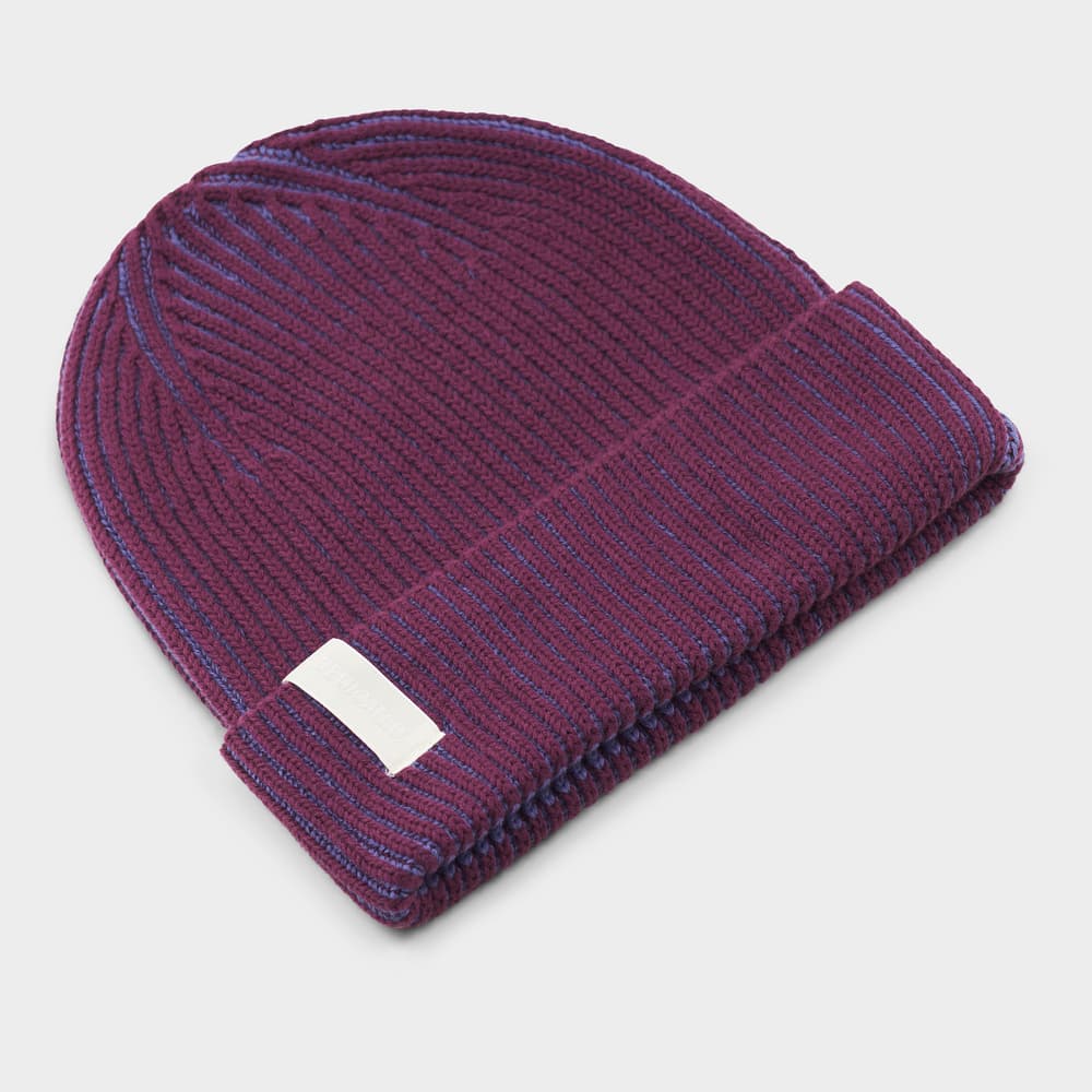 Beanie Narvik Brioche Fig Red/Heron Blue