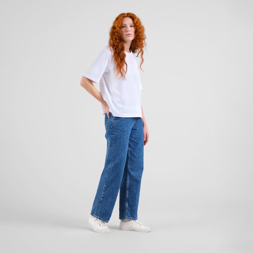 Denim Pants Essen Straight Mid Blue