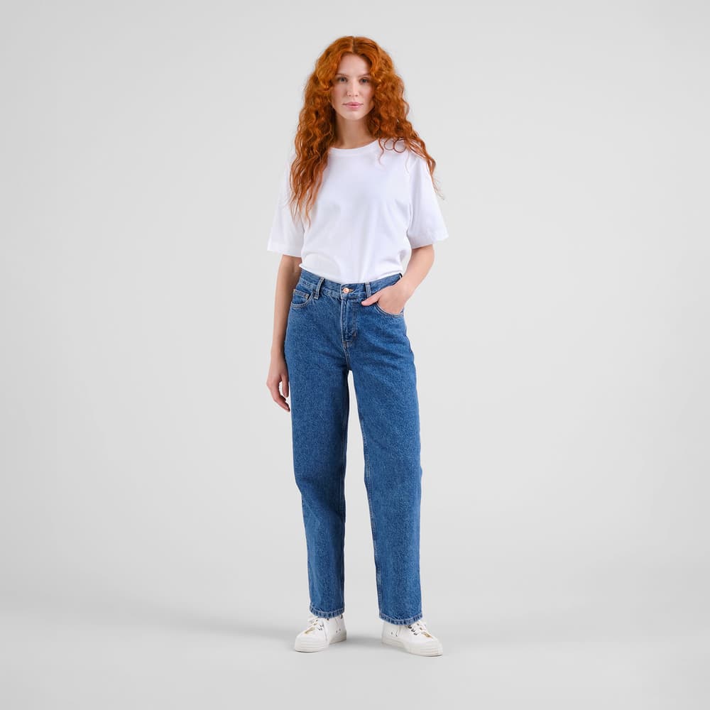 Denim Pants Essen Straight Mid Blue