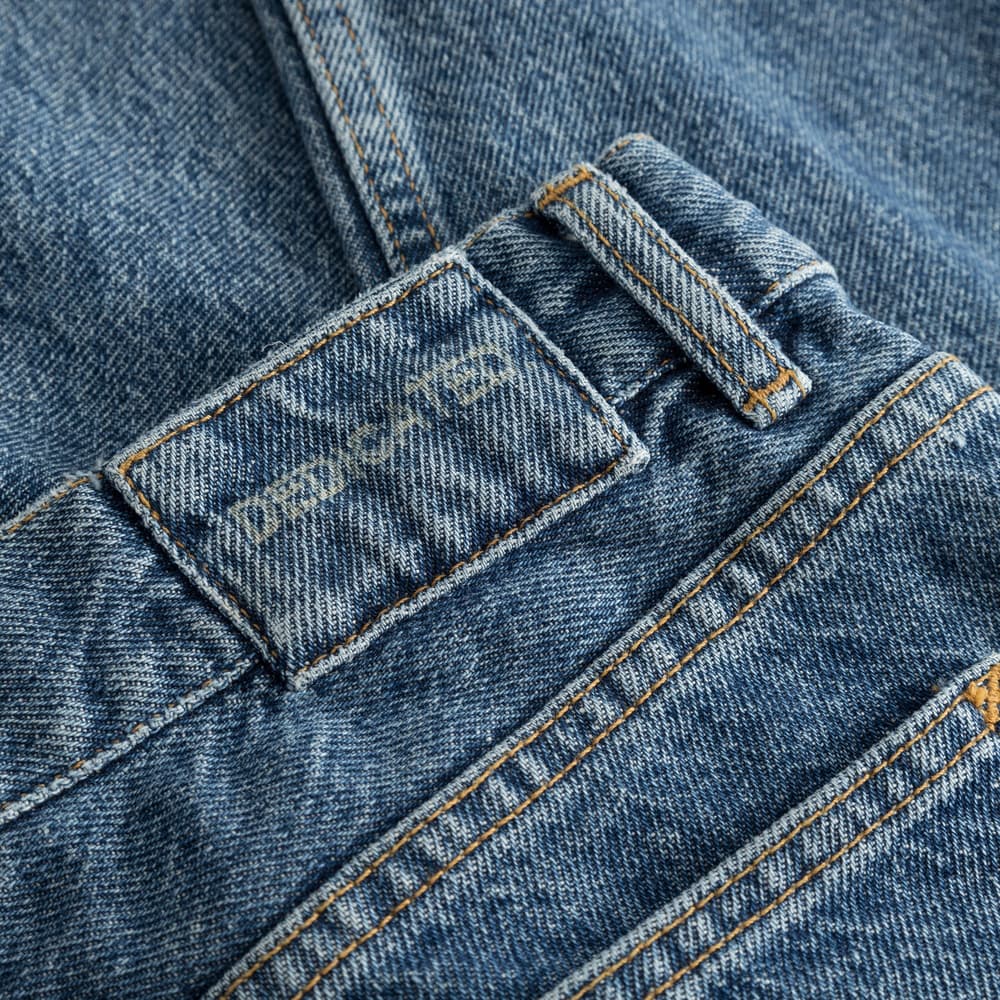 Denim Pants Frankfurt Tapered Fit Mid Blue