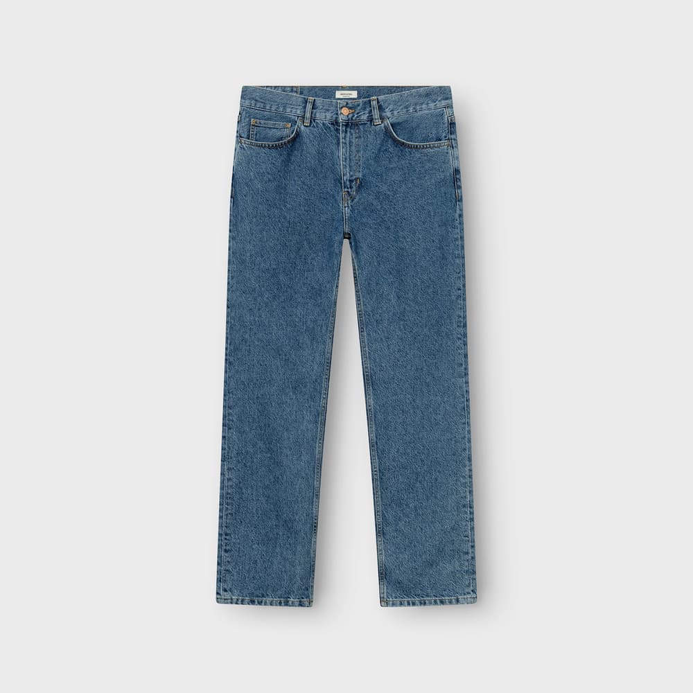 Denim Pants Frankfurt Tapered Fit Mid Blue