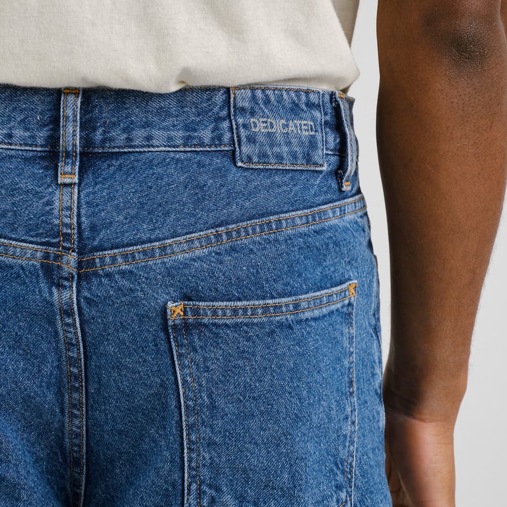 Denim Pants Hamburg Relaxed Fit Mid Blue