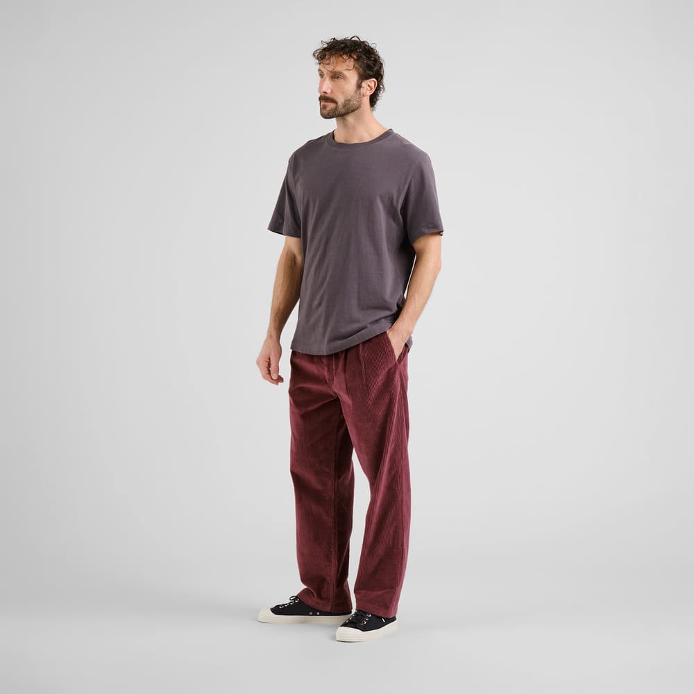 Pants Vallen Corduroy Fig Red