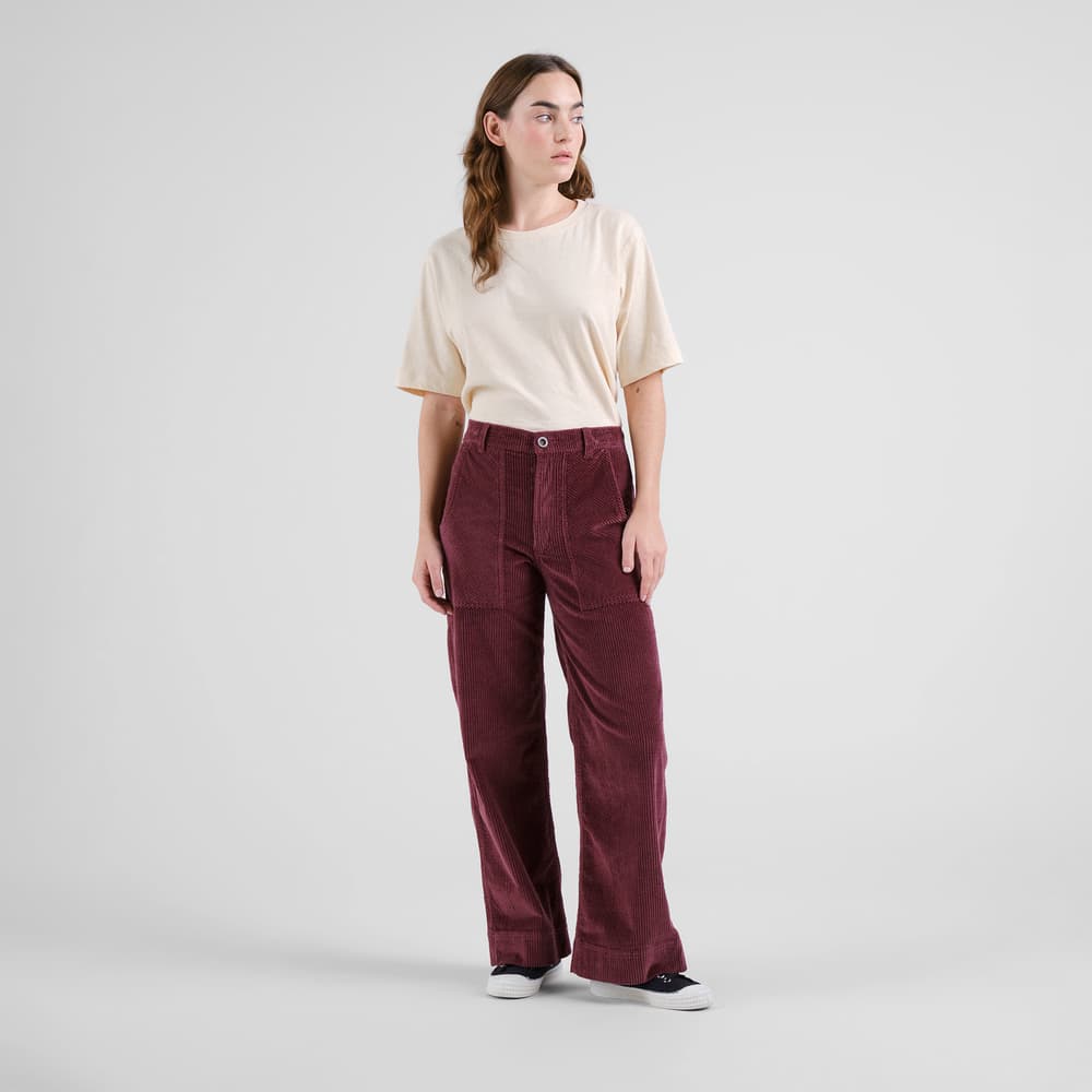 Workwear Pants Vara Corduroy Fig Red