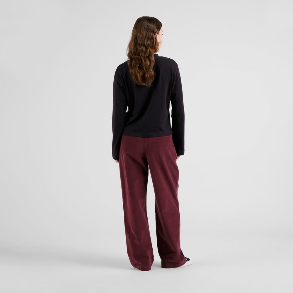 Pants Vickleby Corduroy Fig Red