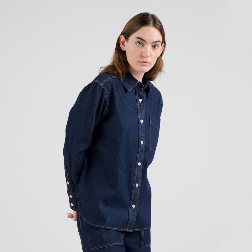 Shirt Hult Denim Dark Blue