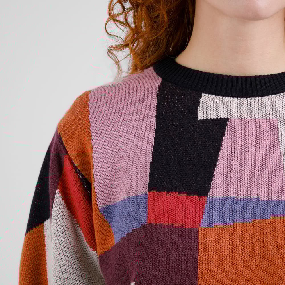 Sweater Arendal Abstract Chaos Multi Color