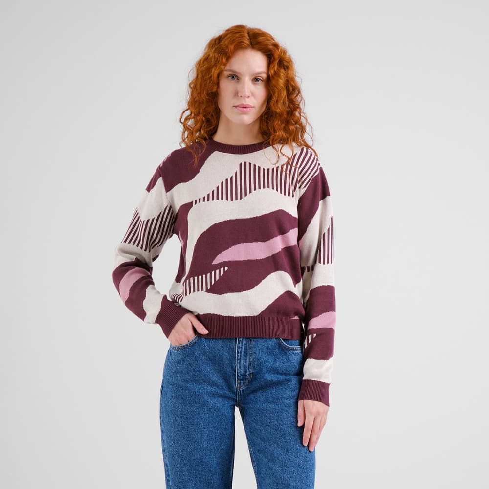 Sweater Arendal Flowing Abstract Multi Color