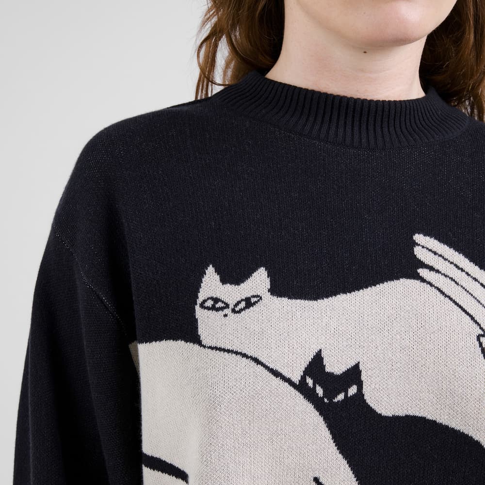 Sweater Limhamn Kittens Black