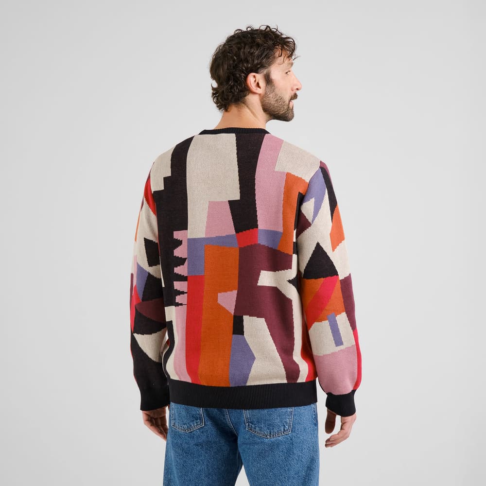 Sweater Mora Abstract Chaos Multi Color