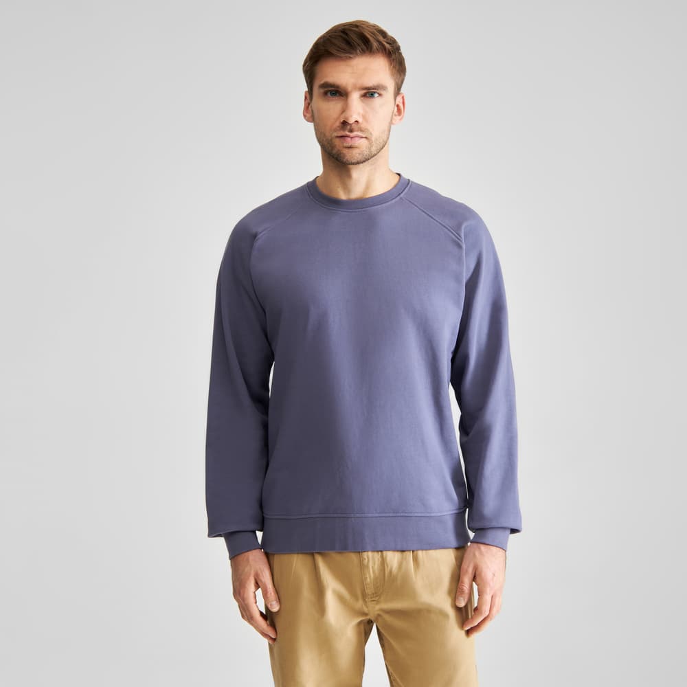 Sweatshirt Malmoe Base Heron Blue