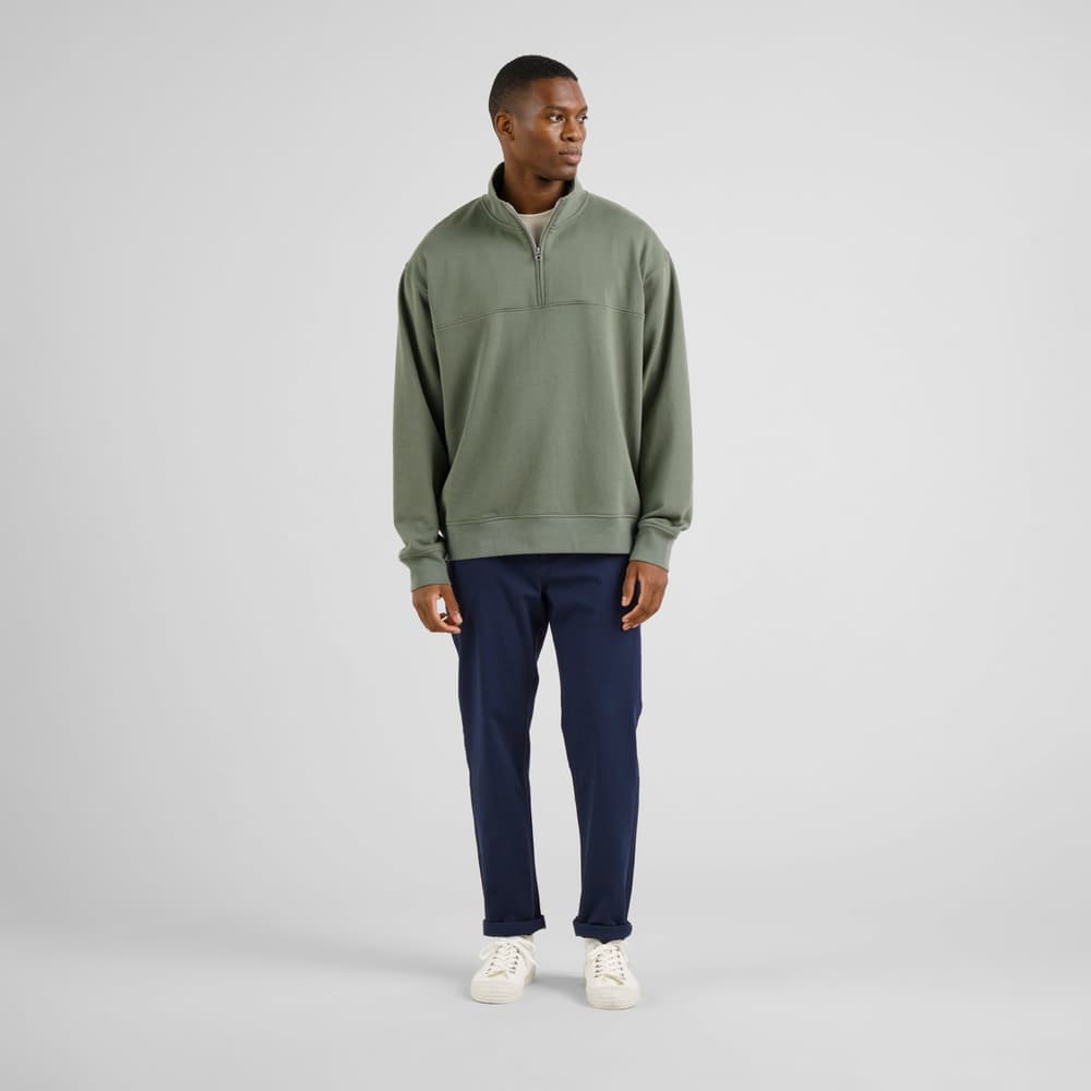 Half Zip Sweatshirt Sandvalla Forest Green