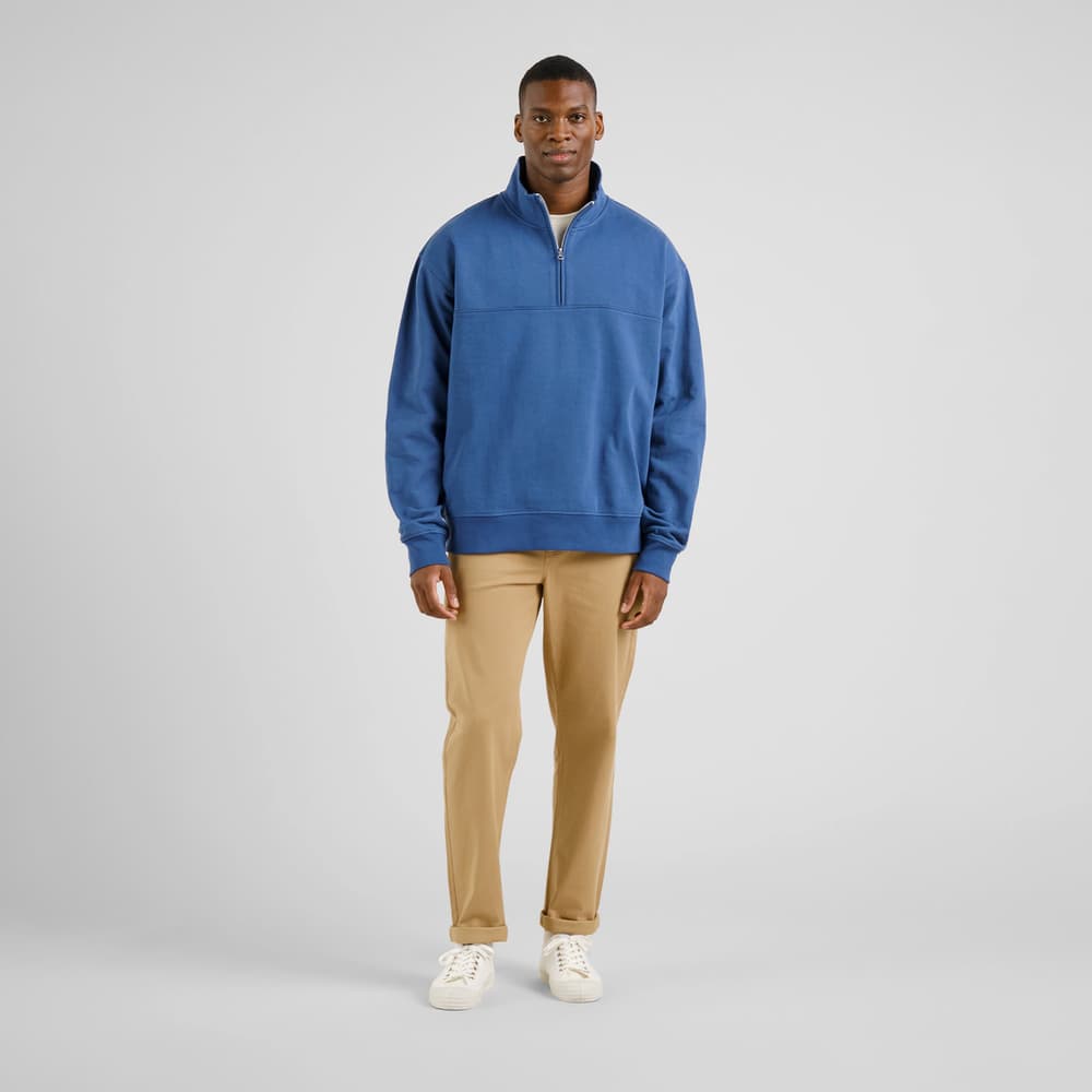 Half Zip Sweatshirt Sandvalla True Blue