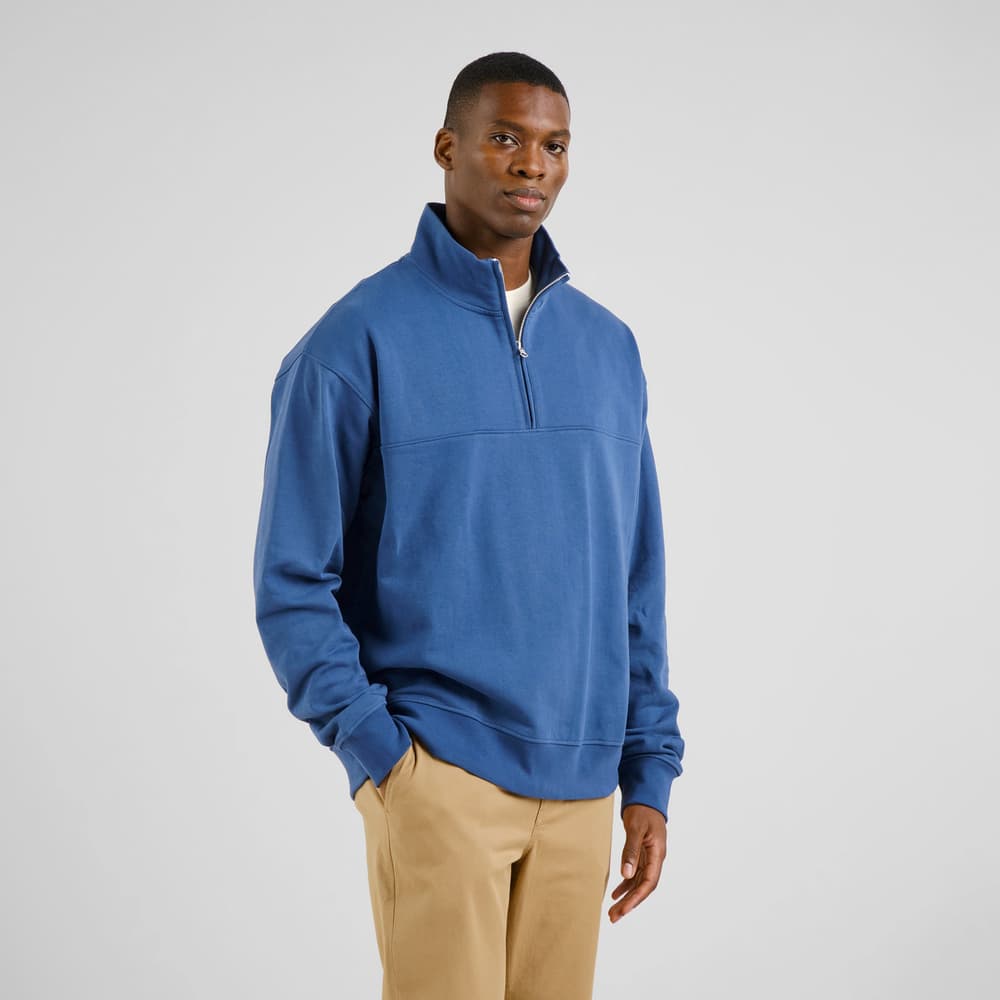 Half Zip Sweatshirt Sandvalla True Blue